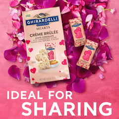 White Chocolate Creme Brulee Hearts Case Pack (500 ct)