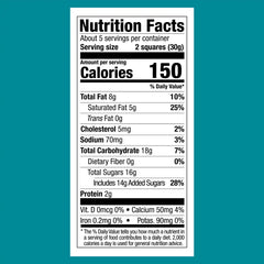 Milk Chocolate Sea Salt Caramel SQUARES Medium Bag (Case of 6)